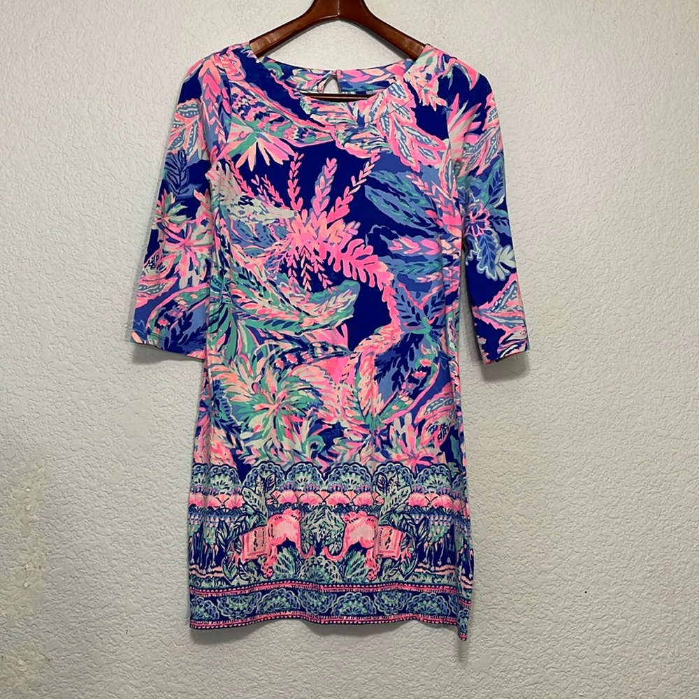 Lilly Pulitzer Colorful Bay Dress Sunset Safari